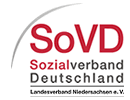 Das Logo des Sozialverbandes Deutschland e.V. - Ortsgruppe Krummer Ort