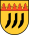 Das Wappen zeigt drei Pflugscharen die für Bötersen, Höperhöfen und Jeerhof stehen. Sie sind schwarz auf gelben Hintergrund